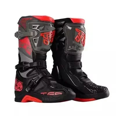 Original Children TIGER Motorcycle Boots ATV Downhill Off-Road Botas Racing Riding Soft Sole Youngster Motocross Boots For Kids
