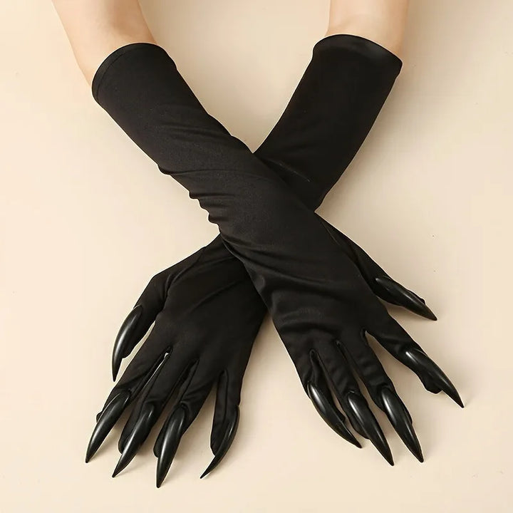 Halloween Funny Claw Gloves - Horror Long Nail Design, Suitable for Role Playing, Party Dress Up, and Thriller Performances