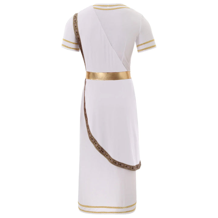 Halloween Men Ancient Greek Roman Toga Adults Retro Gold Cosplay Costume Long Robe Carnival Theme Party Fancy Dress Outfits