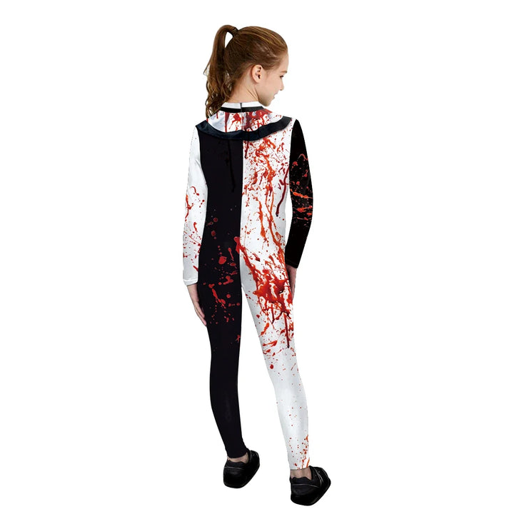Kids Blood Horror 3D Print Bodysuit Catsuit for Halloween & Parties
Frightfully Real!
Striking 3D blood print bodysuit Comfortable, spooky, and ready to scare! 🩸 Includes: Full-body jumpsuit
🎃 Occasions: Halloween, carnival, cosplay
👻 Scary costume!