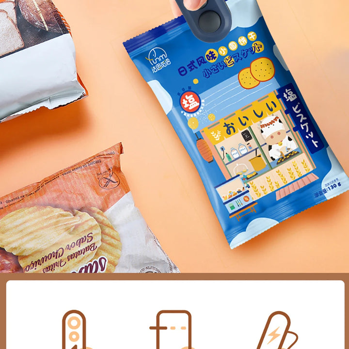 Seal in Freshness in Seconds!
🔥 Mini Handheld Heat Sealer – Reseal plastic bags with ease!