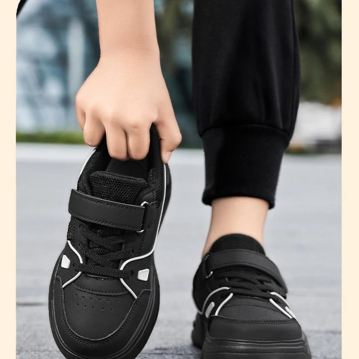 Kids Spring Sneakers Girls School Casual Shoes Outdoor Breathable Running Shoes Light Soft Tenis Pink Non-slip Children Shoes