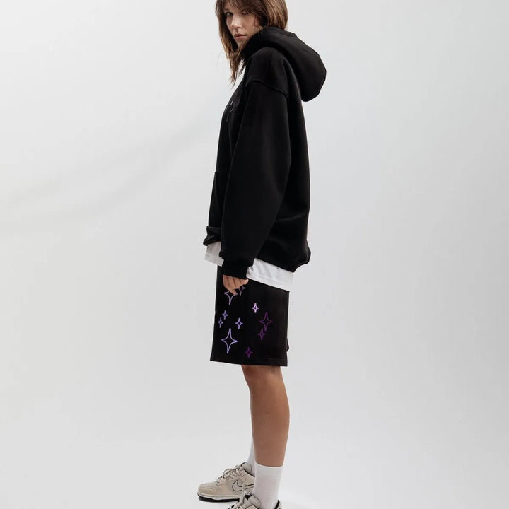 Streetwear Men's Shorts созвездие Stars Graphic Print Oversized Jorts Baggy Harajuku Short Pants Y2k Unisex Clothing Korean Goth