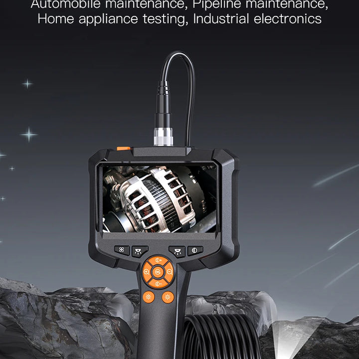 Industrial Endoscope Camera 4.3 "Single Dual Lens HD 1080P Car Inspection Borescope IP67 Waterproof Sewer Camera With LED