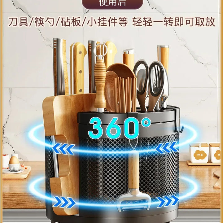 Kitchen Utensils Useful Things Knife Holder Kitchen Knives Stand Chef Accessories Home Items Storage Rack Dining