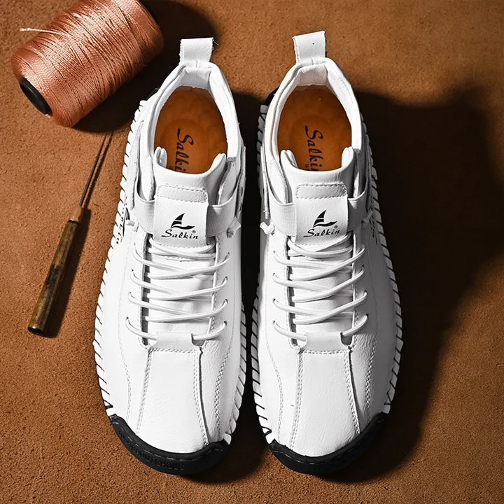 🆕 New 2024 Arrival – Handmade Leather Perfection
Upgrade your look with our Handmade Leather Sneakers & Ankle Boots – crafted for comfort, built for the outdoors, and designed for everyday style.
✅ Premium leather
✅ Solid color finish
✅ Urban + outdoor r