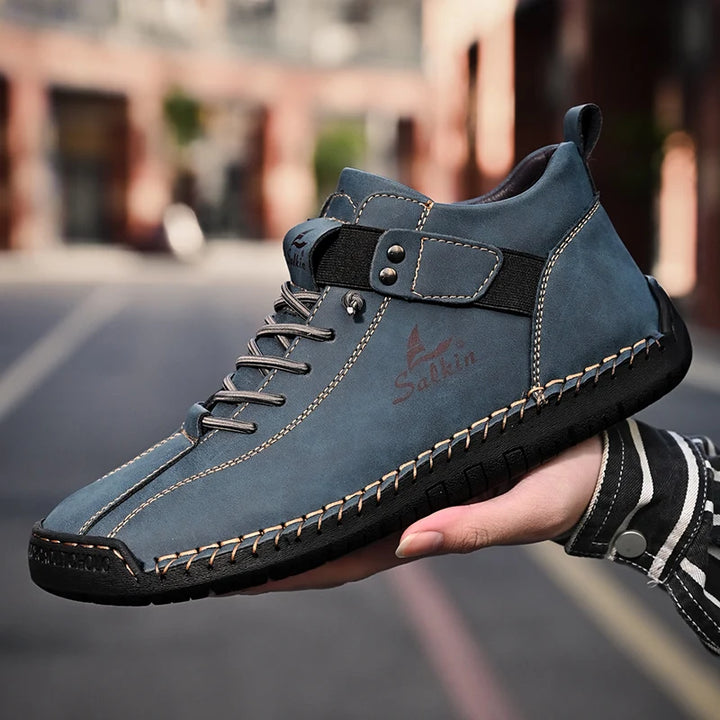 🆕 New 2024 Arrival – Handmade Leather Perfection
Upgrade your look with our Handmade Leather Sneakers & Ankle Boots – crafted for comfort, built for the outdoors, and designed for everyday style.
✅ Premium leather
✅ Solid color finish
✅ Urban + outdoor r