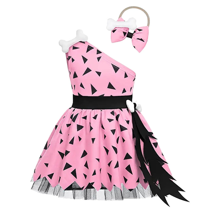 Girls Caveman Costume – Halloween Cavegirl Dress
Prehistoric party fun!
Cute tulle cavegirl dress with bone details, perfect for Halloween and school events.
🦴 Includes: Dress + accessories
🎃 Perfect for Halloween parties