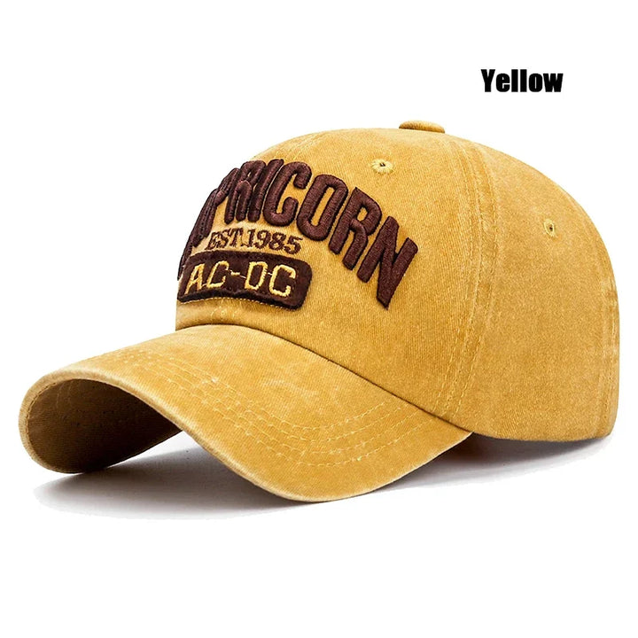 New Retro American Style Washed Old Hat Men and Women Fashion Three-Dimensional Embroidered Letters Sun Visor Baseball Cap