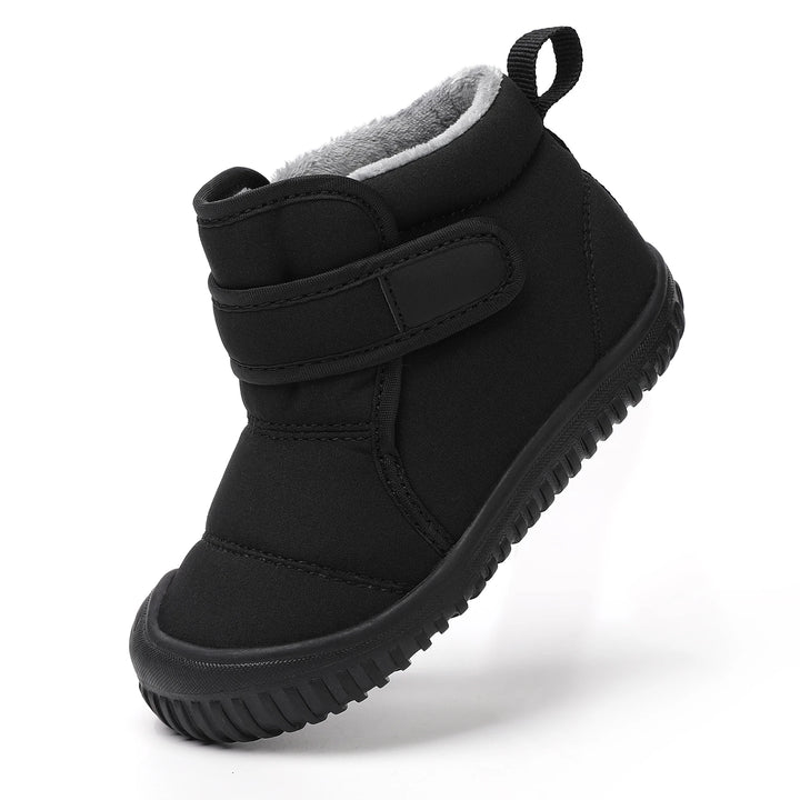 New 2024 Kids Snow Boots Girls Ankle Winter Boots Warm Plush Boys Fur Shoes Children Platform Boots Size 20-28