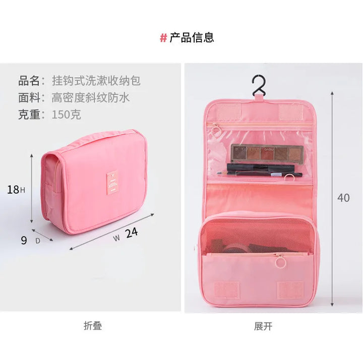 High Quality Cosmetic bag travel portable large-capacity hook wash bag multifunctional portable cosmetic storage finishing bag
