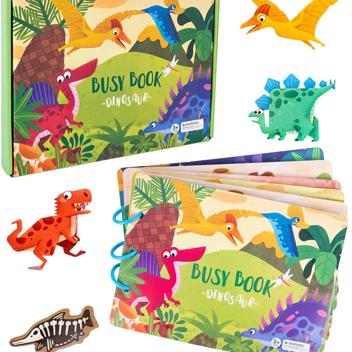 Montessori Busy Book for Kids Sticker Quiet Book Baby Early Educational Toy toddlers Matching Puzzles Game Learning Toys Gifts
