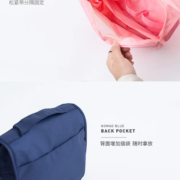 High Quality Cosmetic bag travel portable large-capacity hook wash bag multifunctional portable cosmetic storage finishing bag