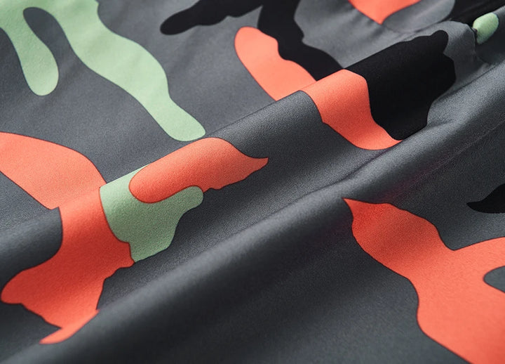 Men's running shorts  quick drying fitness camouflage double-layer shorts  men's new sports training and bodybuilding shorts