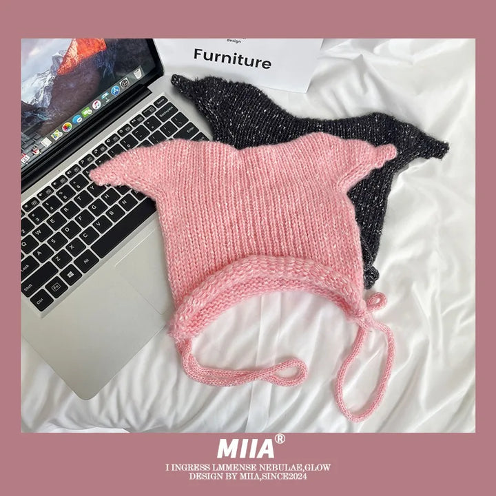 Halloween New Funny Clown Hats for Men and Women Winter Casual Warm Personality Punk Style Versatile Knitted Beanies Cap Y2K