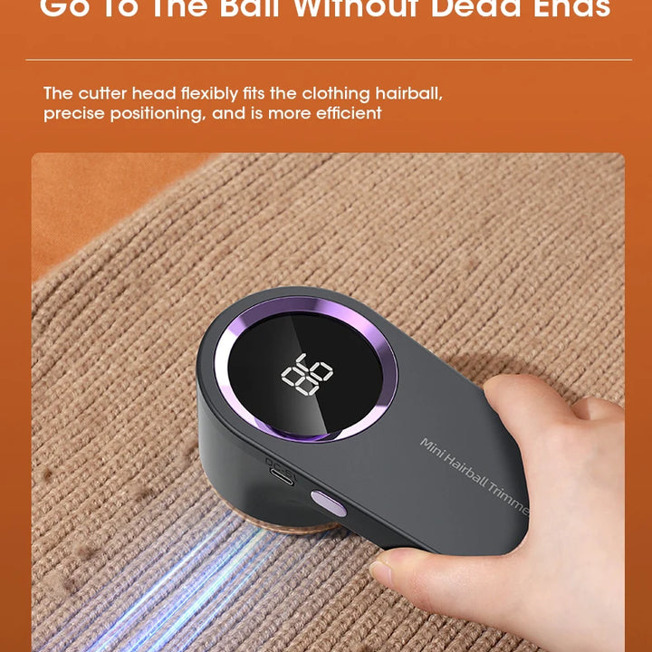 Lint Remover for Clothing LED Digital Electric Pellet Fluff Remover USB Rechargeable Fuzz Fabric Shaver Sweater Dropshipping