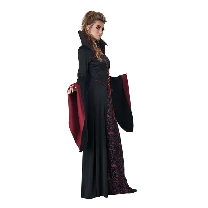 Halloween cosplay vampire queen makeup ball stage party cosplay costume magic witch costume Halloween women's clothing