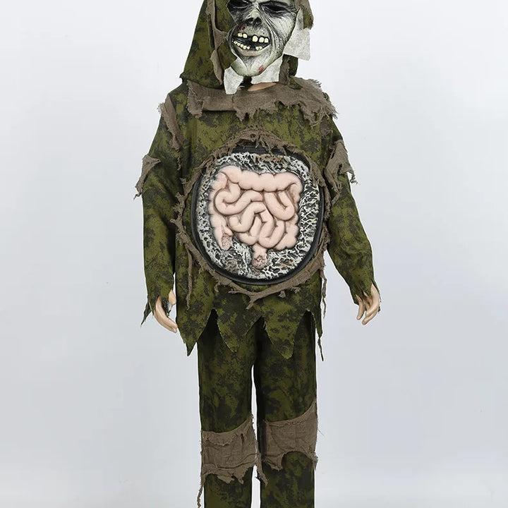 Halloween Cosplay Costume Purim Costume Horror Style Play Clothes Boys Girls Holiday Party Funny Garment Anime Zombie Suit