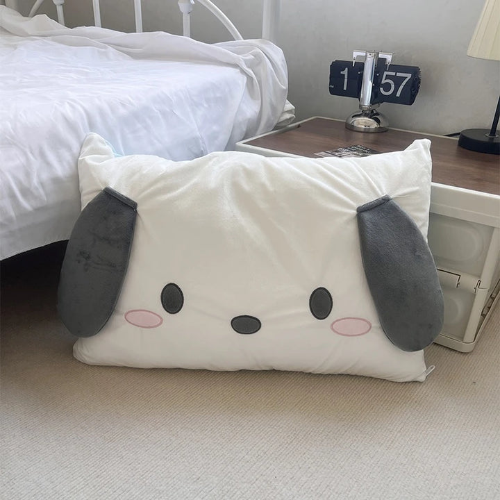 Sanrio Pochacco Pillowcase 🐾
Kawaii up your space with this adorable Japanese-style pillow cover! Perfect for beds, sofas, or gifts. Soft, stylish, and oh-so-cute — just the pillowcase, no insert.