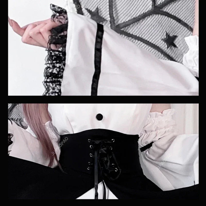 Playfully Chic!
Classic black-and-white maid uniform with a cute bow, perfect for Halloween, cosplay, or stage performances. Flirty, fun, and eye-catching.
🖤 Includes: Dress + apron + bow
🎃  Halloween, cosplay, carnival
🎭 Maid, cute cosplay