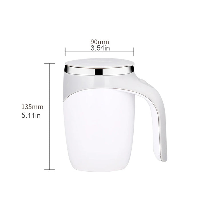 New Automatic Stirring Magnetic Mug Creative Stainless Steel Electric Smart Mixer Coffee Milk Mixing Cup Water Bottle Mark Cup