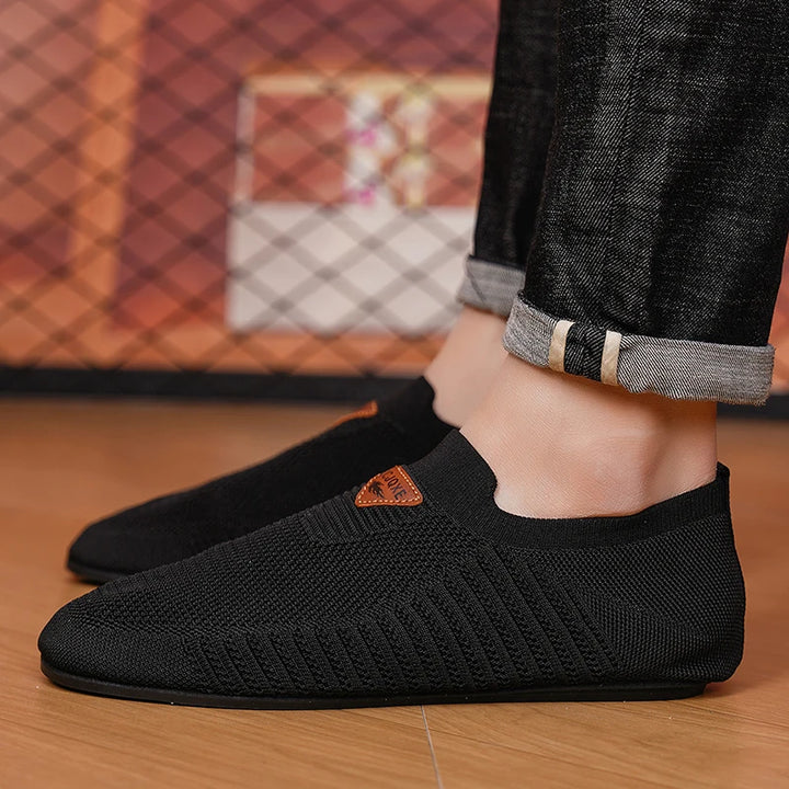 YRZL Mens Loafers Breathable Mesh Summer Lightweight Driving Moccasins Slip on Casual Shoes for Men Comfortable Walking Shoes