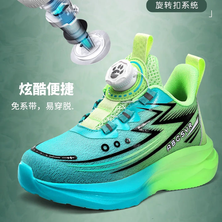 Children's Basketball Shoes Kids Sneakers Non-slip Boys Girls Basketball Boots Outdoor Ultralight Running Trainers Mesh Sneakers