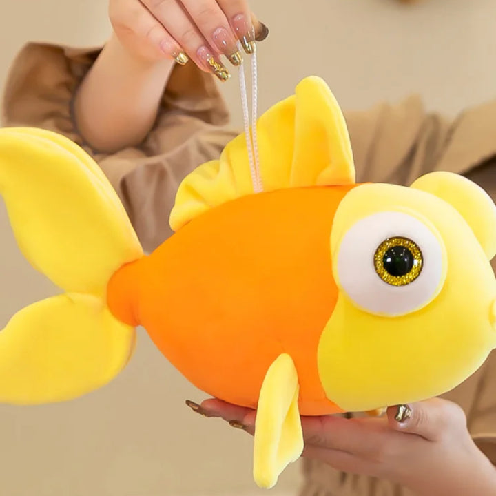 New goldfish plush toys for children cushion goldfish dolls