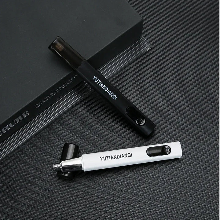 2 In 1 Electric Portable Ear And Nose Hair Trimmer Clipper 2024 Professional Painless Portable Eyebrow For Men