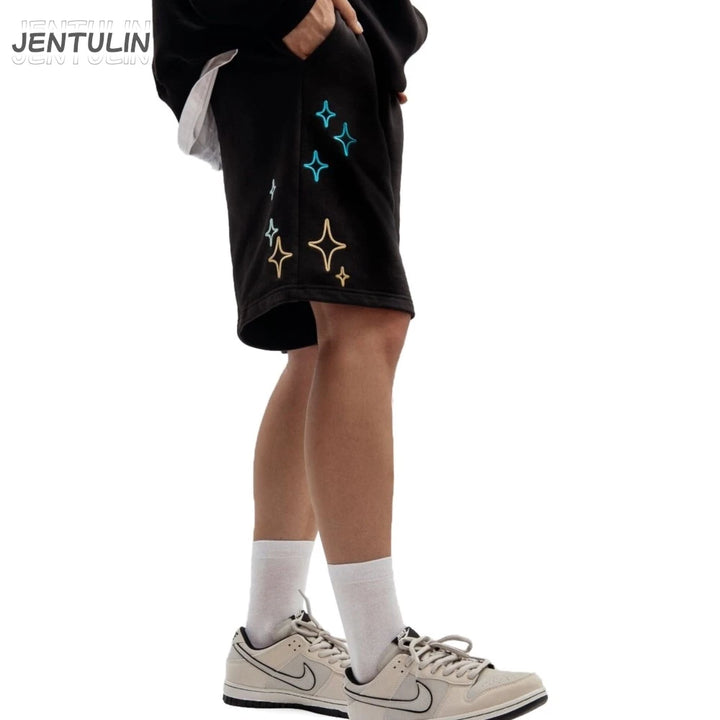 Streetwear Men's Shorts созвездие Stars Graphic Print Oversized Jorts Baggy Harajuku Short Pants Y2k Unisex Clothing Korean Goth