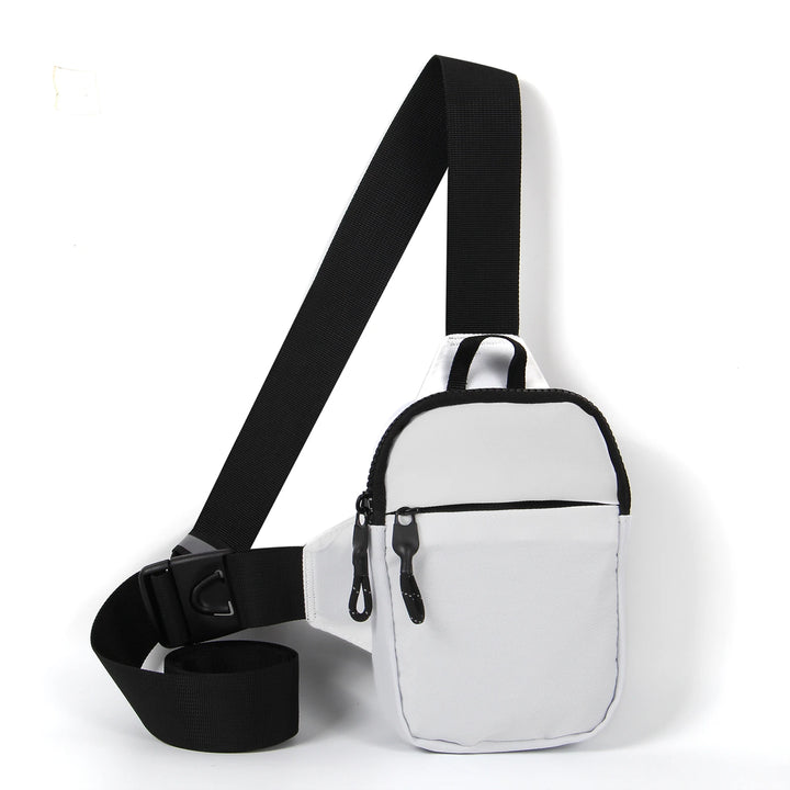 New chest bag for men and women's leisure, fitness, sports, crossbody bag, chest bag, casual men's bag, large capacity bag trend
