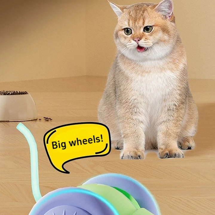 Pet Toys Interactive Cat Toy Electric Mouse Car Automatic Teaser Intelligent Obstacle Avoidance Pet Products Cat Accessories