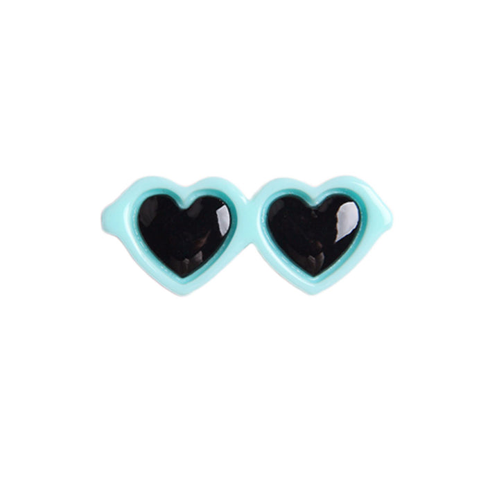 Pet Cute Heart Sunglasses Hairpins Pet Dog Hair Clips Puppy Cat Yorkie Teddy Pet Decor Barrette Hair Accessories For Small Dogs
