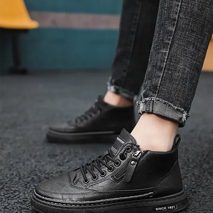 All-Occasion Comfort in Every Step
Discover our Men’s High-Top Leather Boots – sleek, durable, and made for every moment. From casual days to dressed-up nights, these boots do it all.
✅ Comfortable fit
✅ Premium leather
✅ Perfect for any occasion