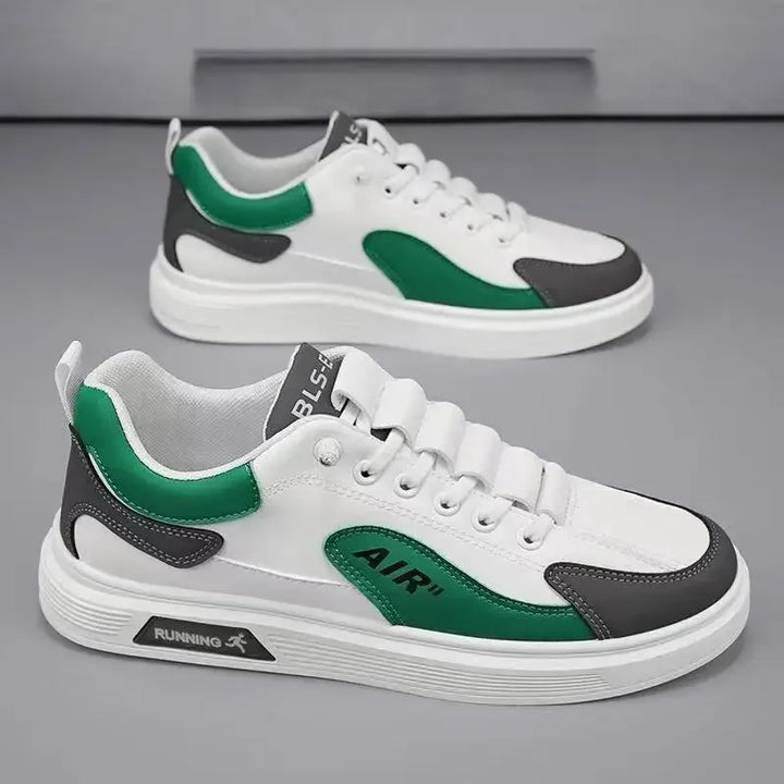 2025 new men's shoes with low top leather, fashionable and trendy running and sports, one foot casual shoes, and trendy shoes