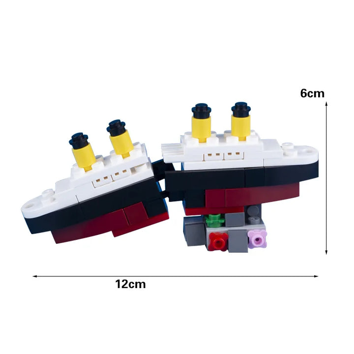City Movie Titanic Ship Boat Toys for Children Model Building Blocks Kids Toys for Children Gifts Parts Kit Citys Titanics