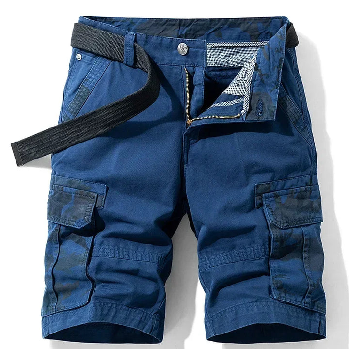 Summer Fashion Tooling Shorts for Men Casual Loose Cargo Shorts Outdoor Sport Pants Men Versatile Straight Cotton Short Trousers