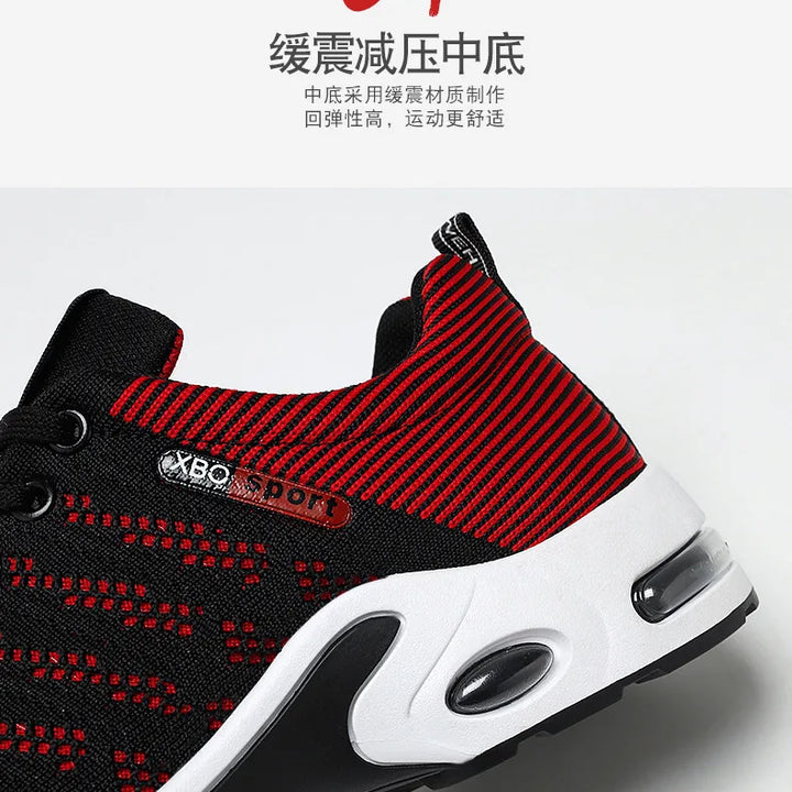 Shoes men 2025 new trend men's shoes breathable lace-up running shoes Korean version light casual sports shoes