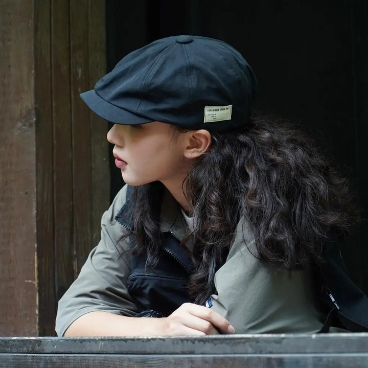 Vintage Unisex Hats Japanese Retro British Style Face-Flattering Versatile Autumn Daily Wear For Men Women Casual Outings Fits