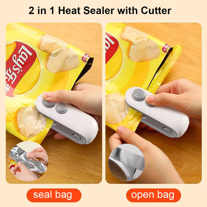 Seal in Freshness in Seconds!
🔥 Mini Handheld Heat Sealer – Reseal plastic bags with ease!