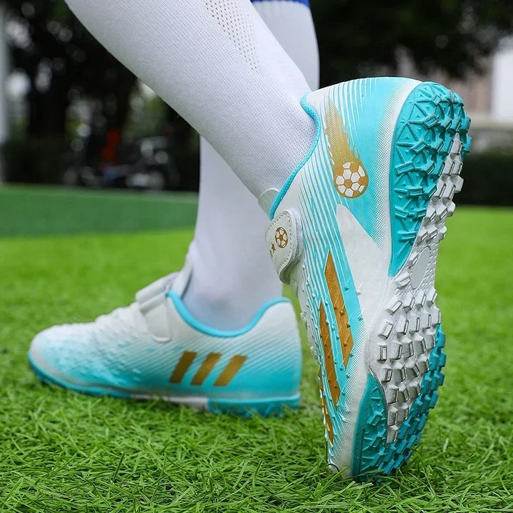 Kids Football Boots Society Cleats Soccer Shoes Boys Indoor Football Field Boots Children Non Slip Fast Training Sneakers Match