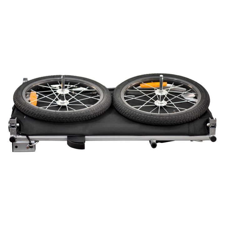 Pet Bicycle Trailer, Steel Pipe Material Waterproof Fabric, Safety Reflective Strip Design Suitable for Traveling with Pets