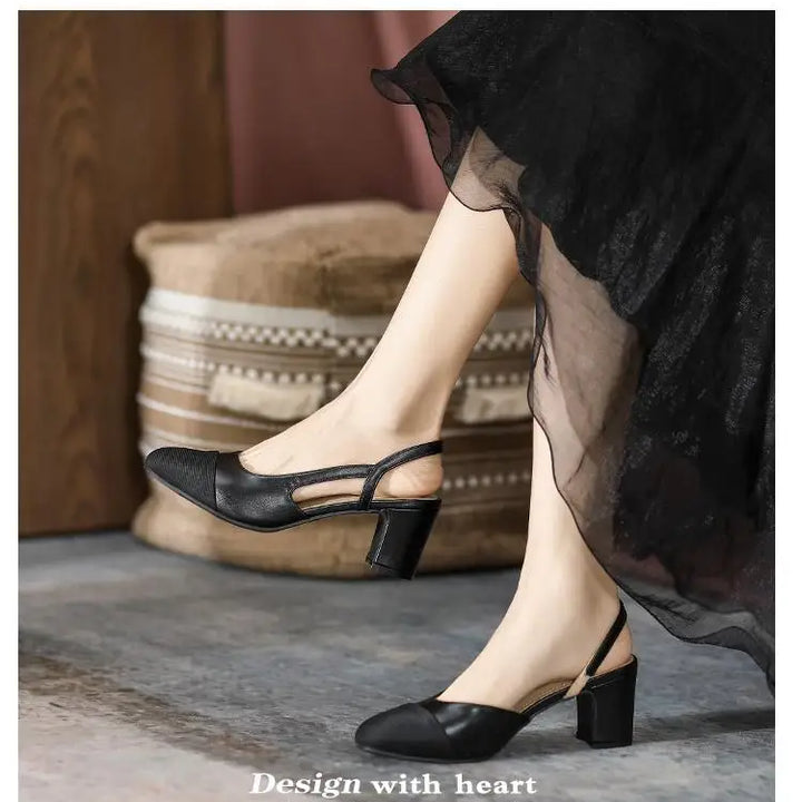 Summer new women's color blocked sandals Women NonSlip slipper Soft soled Leisure flat Comfort Low Heel Femme Thick Bottom Shoes