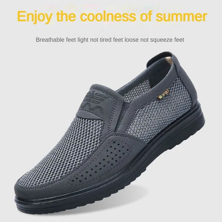 Men's Shoes 2025 Summer Casual Sneakers Breathable Mesh Chunky Sole Affordable Free Shipping
