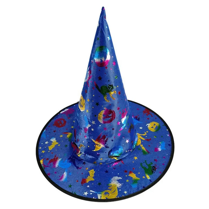Kids Adults Halloween Party Cosplay Costume Props Home Decoration Wizard Cap