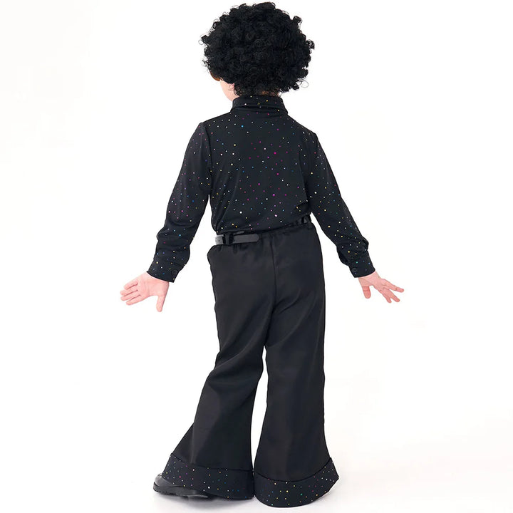 Kids’ 70s Disco Sequin Costume – Retro Hippie Singer Outfit for Halloween, Parties & Stage Performances"
✨ Shine under the spotlight with this dazzling 70s disco costume for kids! Featuring sparkling sequins and a retro hippie vibe🕺🏼