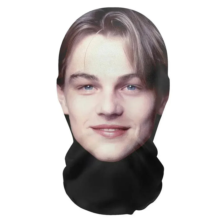 Cosplay Headwear Hip Hop Fashion Hood Hat Headgear New 3D Printed Kanye Mask Elastic Mesh Halloween Decor Full Face Mask Unisex