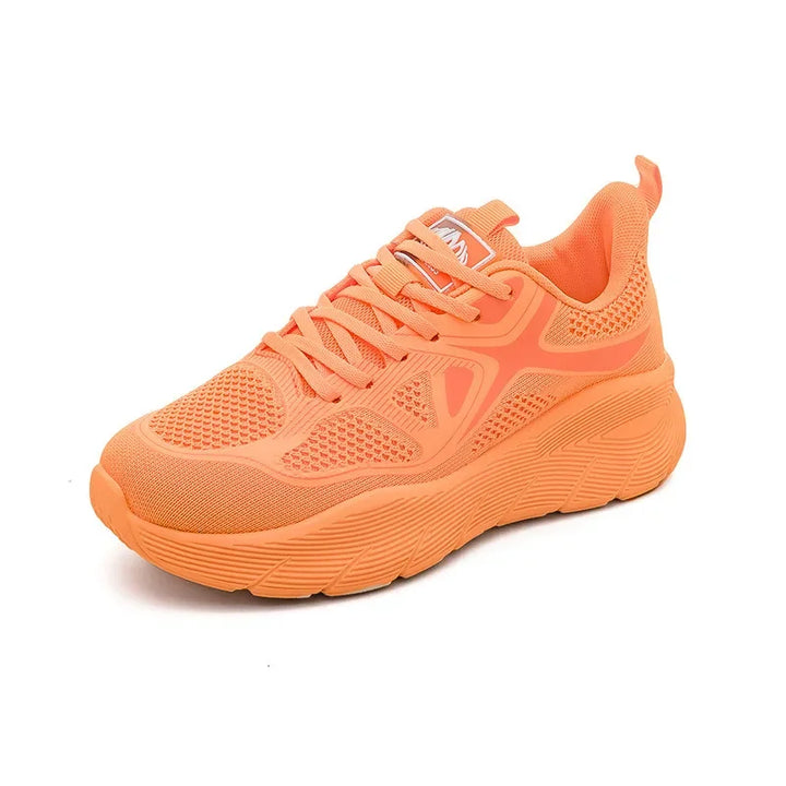 Sports Sneakers for Women Versatile Thick Soled Casual Breathable Running Shoes Soft Sole Slip-Resistant for Everyday Use