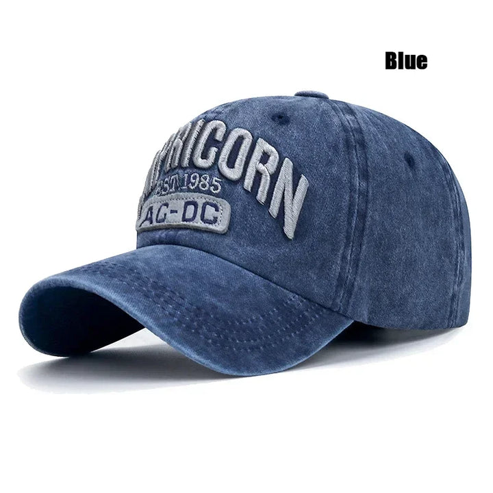New Retro American Style Washed Old Hat Men and Women Fashion Three-Dimensional Embroidered Letters Sun Visor Baseball Cap