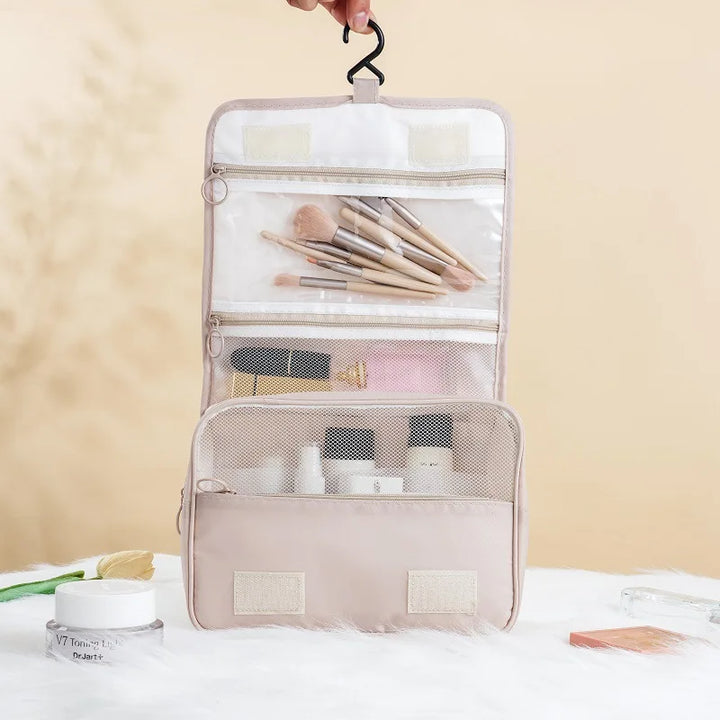High Quality Cosmetic bag travel portable large-capacity hook wash bag multifunctional portable cosmetic storage finishing bag